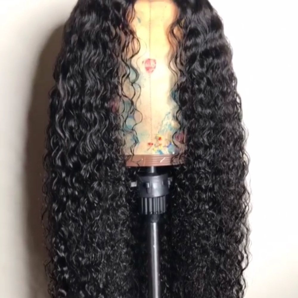 Loose curly Malaysian full lace wig